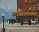 Edward Hopper - New York Corner (Corner Saloon)