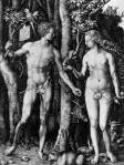 Albrecht Dürer - Monogram in Adam & Eve Engraving