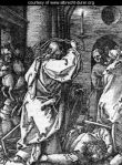 Albrecht Dürer - Monogram in Christ Cleansing the Temple